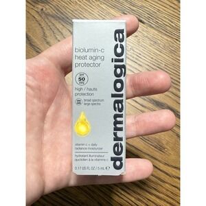 Dermalogica Biolumin C Heat Aging Protector SPF 50 0.17oz/5ml TRAVEL EXP 10/2026